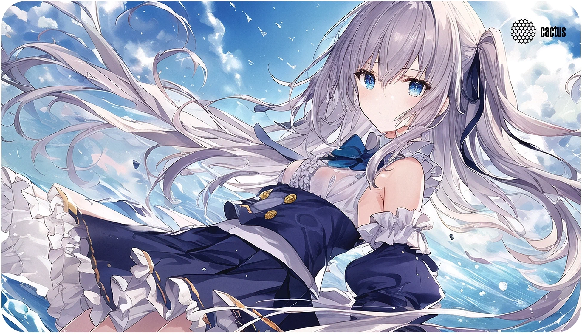 Коврик для мыши Cactus Anime blue 700x400x3мм (CS-MP-PRO01XLL)