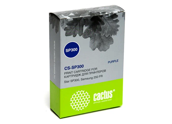Картридж матричный Cactus CS-SP300 12.7x5 фиолетовый для Samsung Star SP300/250 FR