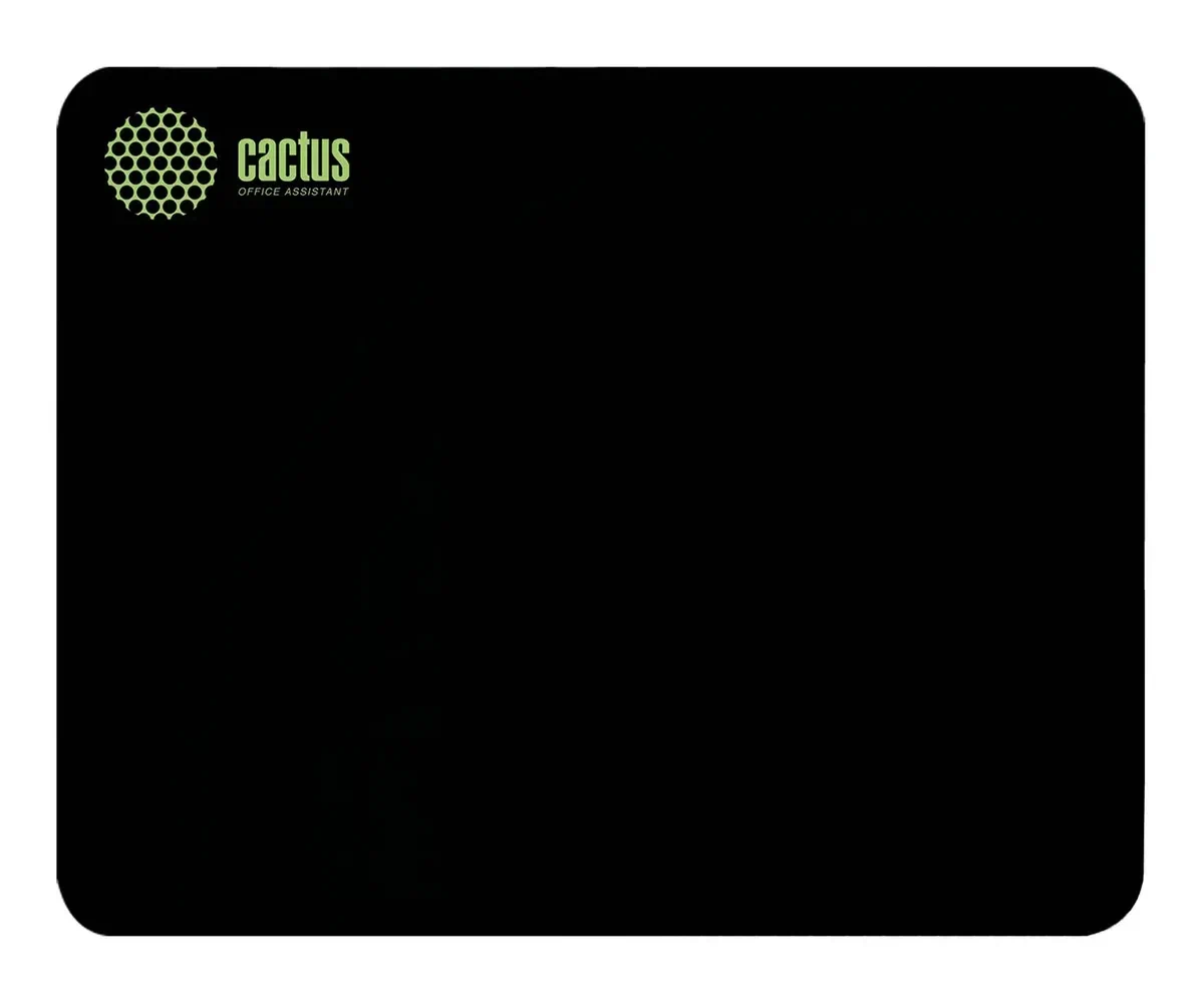 Коврик для мыши Cactus CS-MPС-P01M, черный, 30 см x 25 см x 2 мм