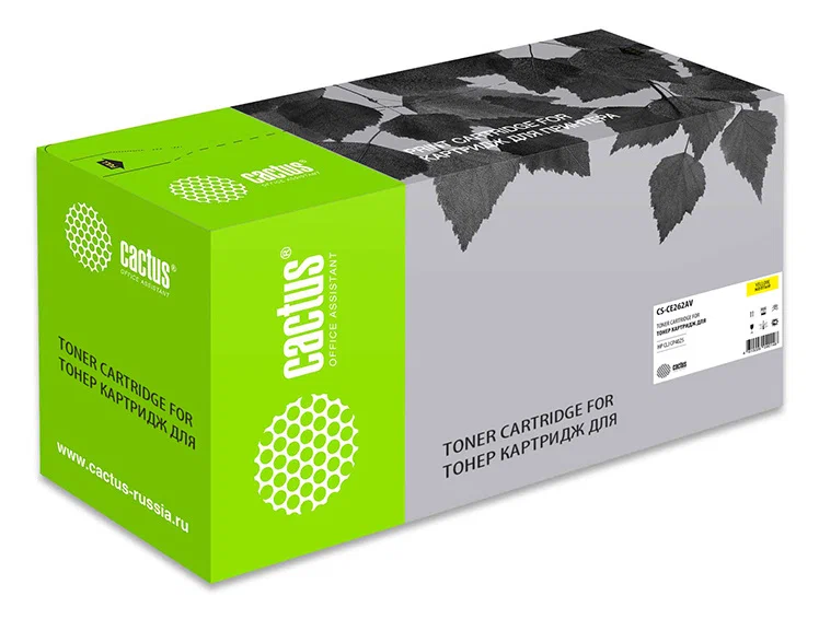 Картридж лазерный Cactus CS-CE262A CE262A желтый (11000стр.) для HP LJ CP4025/CP4525/CM4540