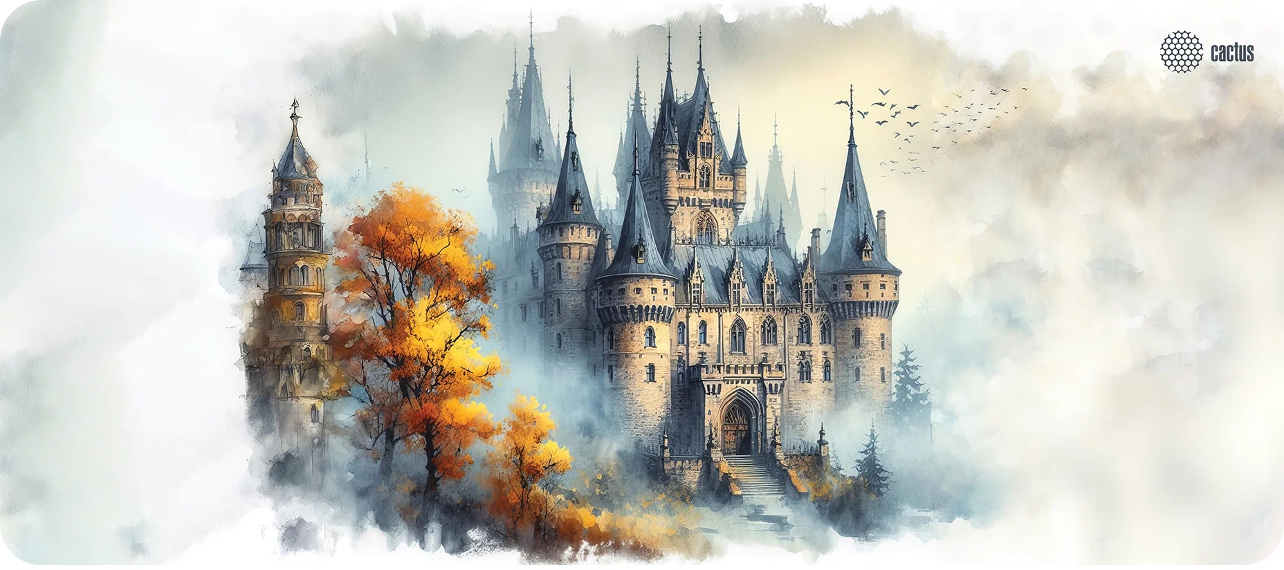 Коврик для мыши Cactus Castle 900x400x3мм (CS-MP-PRO13XXL)